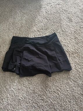 Lululemon Black Pace Rival Skirt
